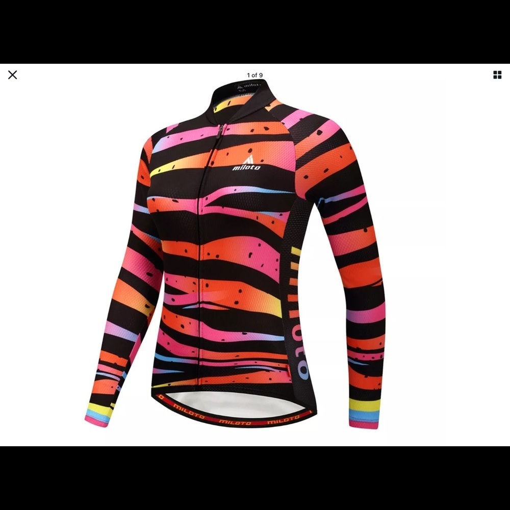 Used 2 pc Miloto women’s cycling kit